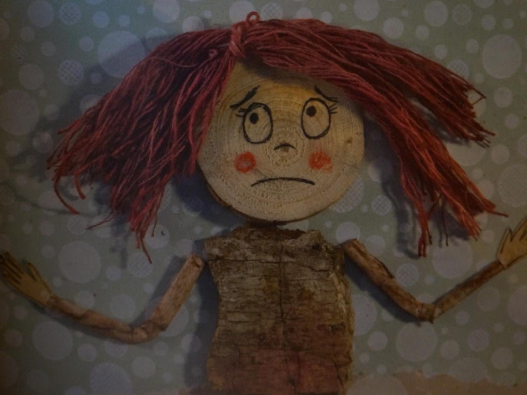 Una de las ilustraciones de Clara y su sombra, el cuento didáctico sobre el abuso sexual.