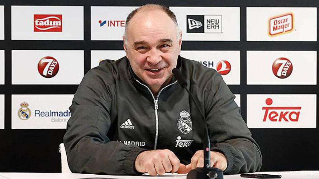 Pablo Laso en rueda de prensa