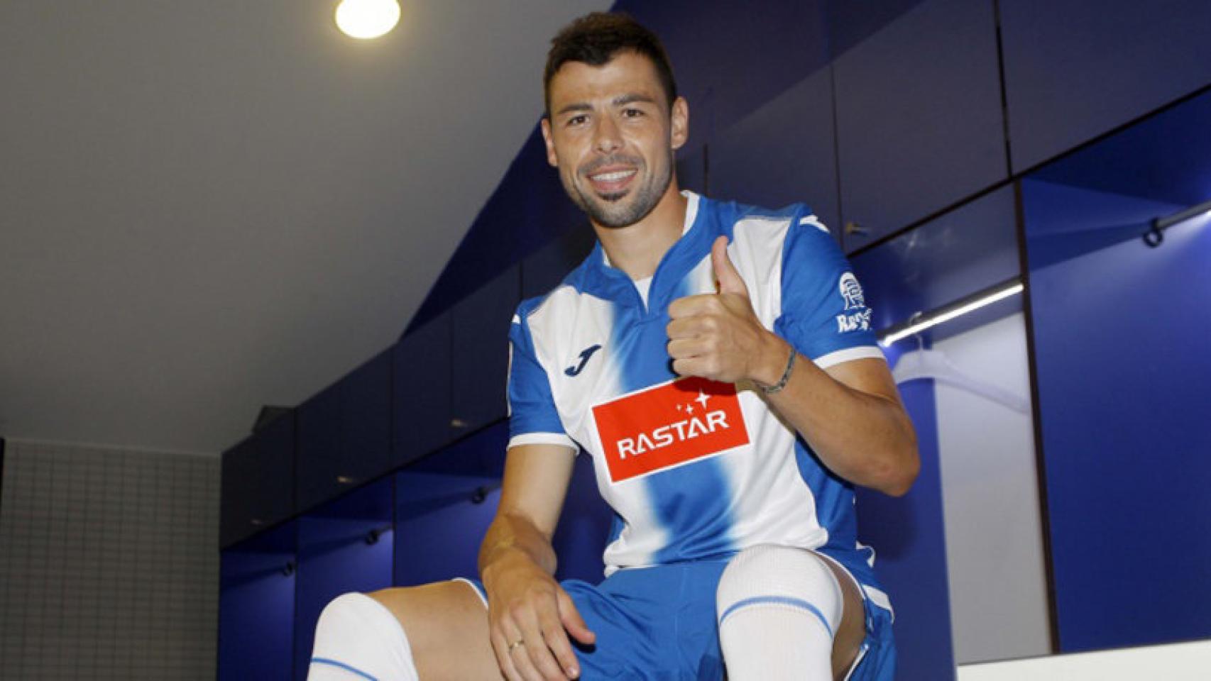 Javi Fuego disputará el partido ante el Real Madrid con el Espanyol. Foto: rcdespanyol.com