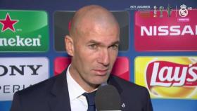 Zidane habla tras el encuentro ante el Nápoles