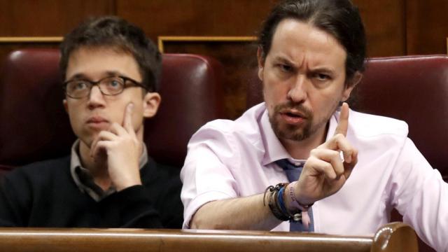 Iglesias este miércoles en el Congreso.