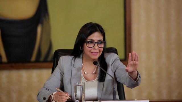 La canciller de Venezuela, Delcy Rodríguez.