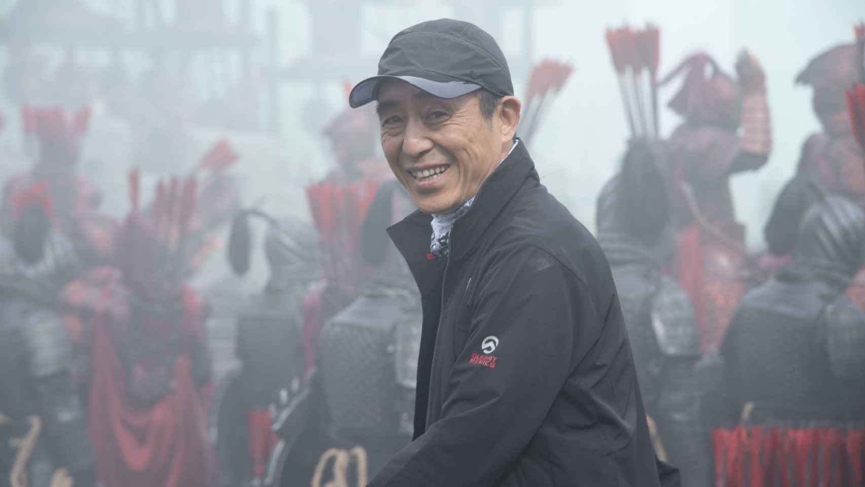 Zhang Yimou en el rodaje de La gran muralla.