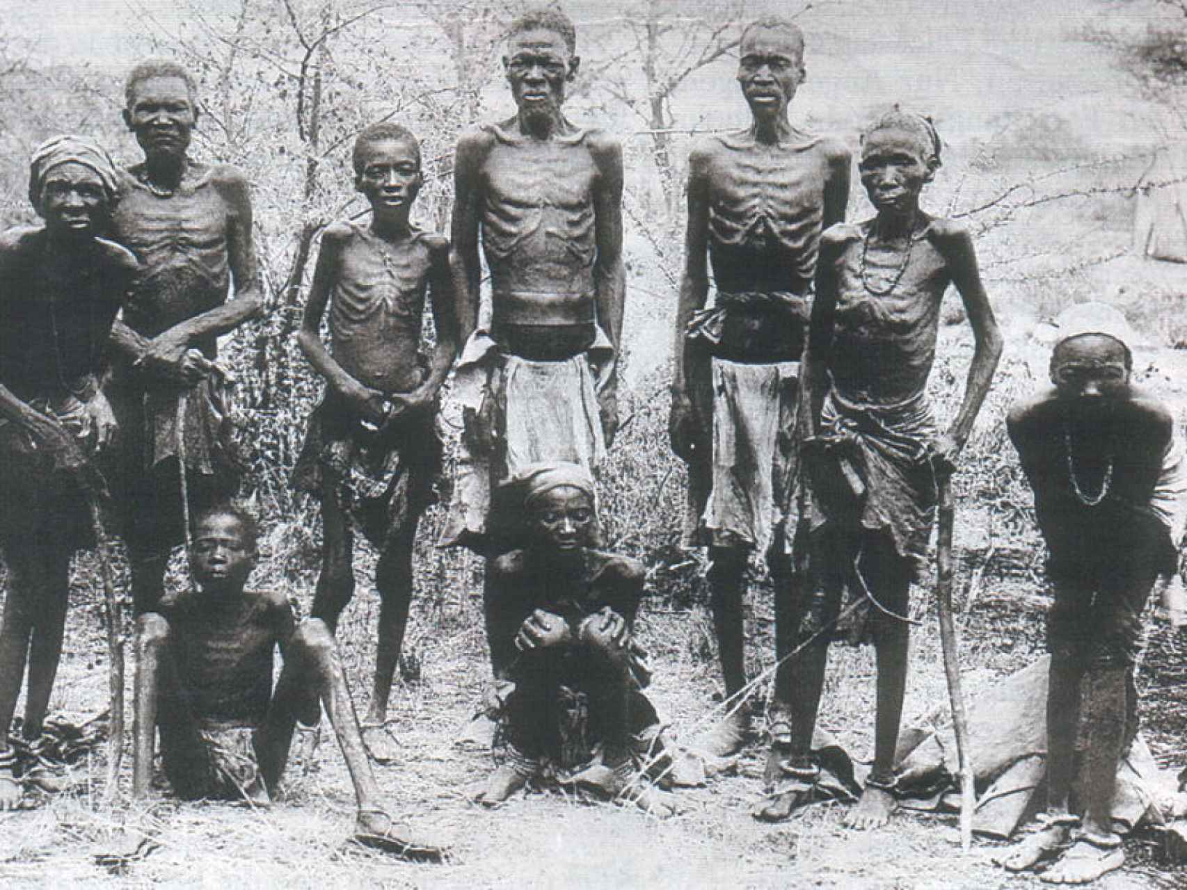 Supervivientes al genocidio Herero.