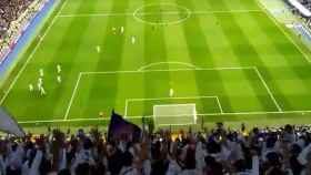 Así se vivió el gol de Casemiro en la Grada Fans RMCF