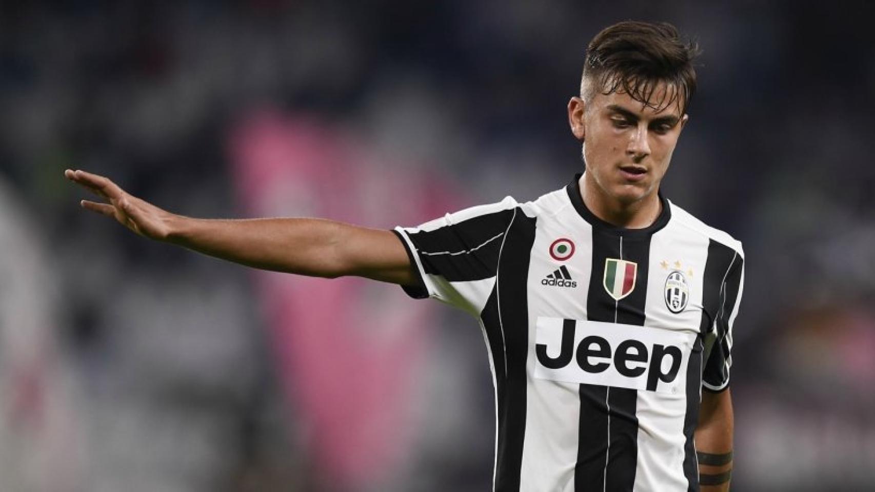 Dybala en uno de sus partidos con la Juventus