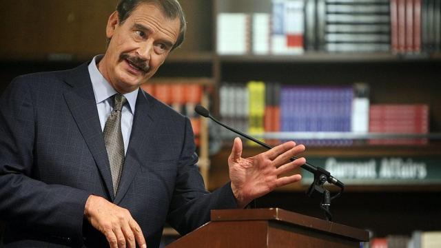 El expresidente mexicano Vicente Fox en una imagen de archivo.