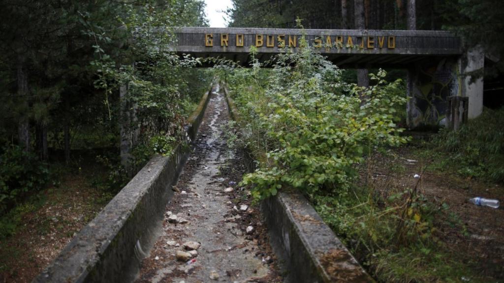 Carril de bobsleigh de Sarajevo 1984.