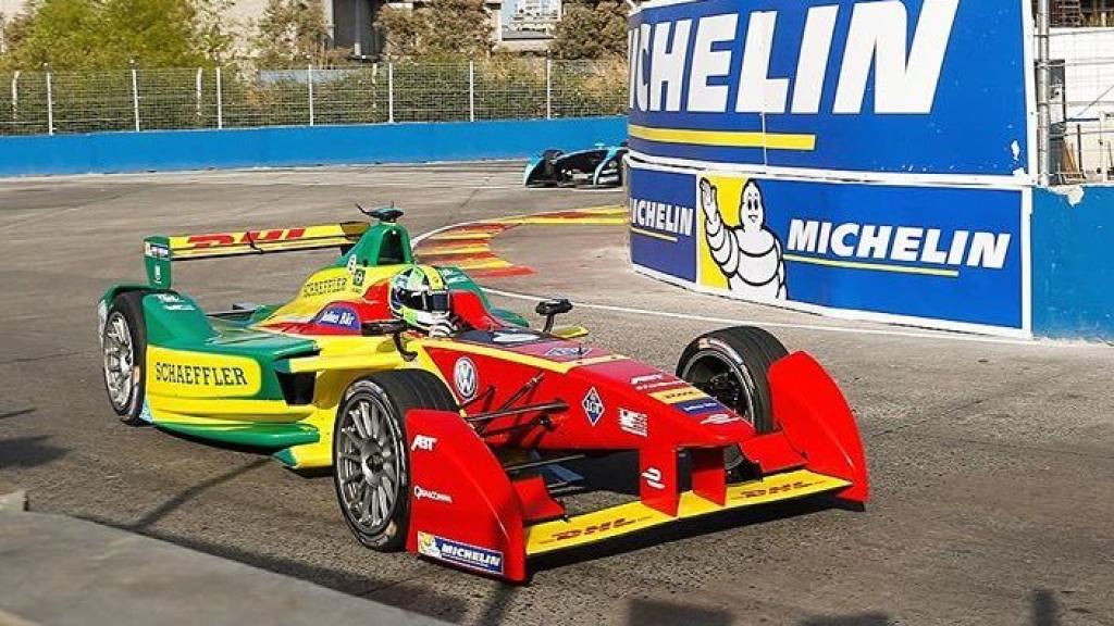 Lucas Di Grassi, en una carrera de la Fórmula E.