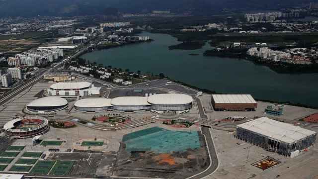 Vista aérea de la ciudad olímpica meses después de la disputa de los JJOO.