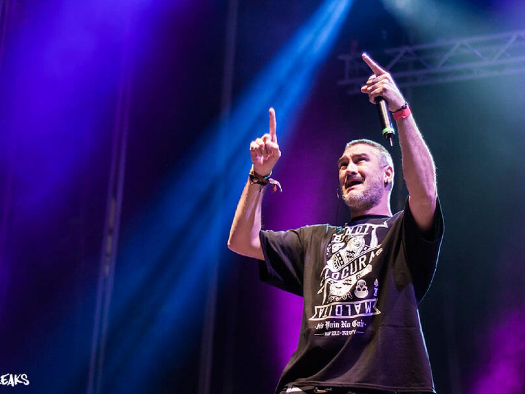 Kase O. en su concierto de Barcelona.