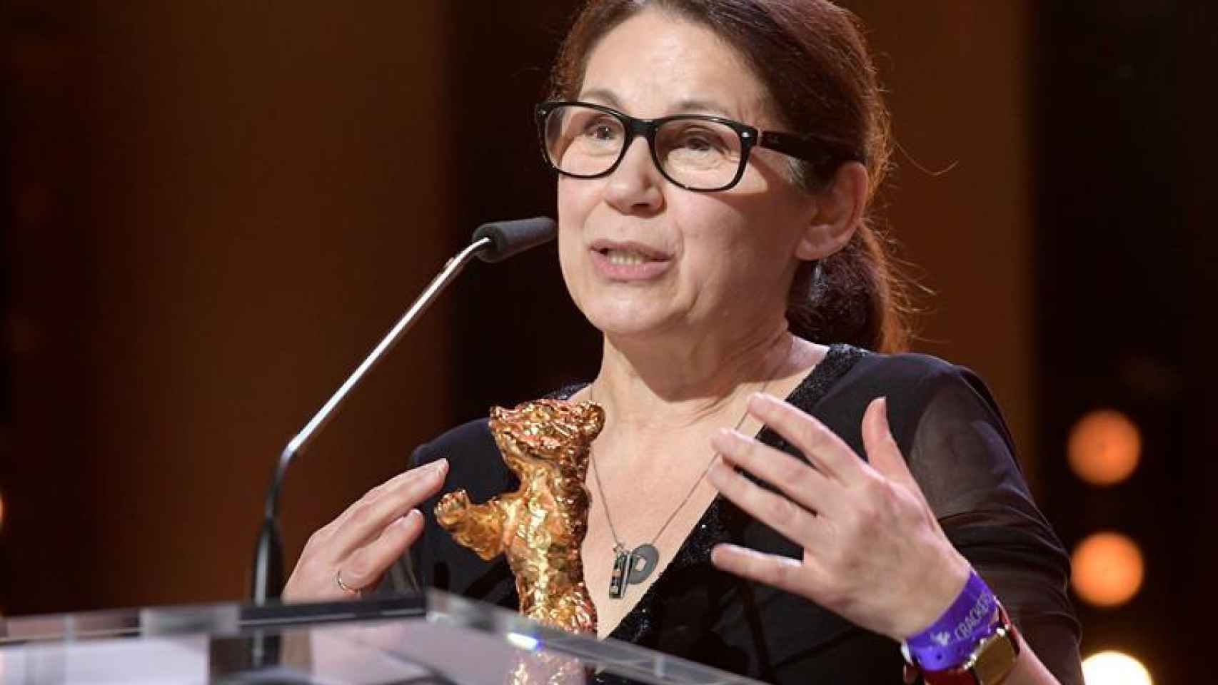 Ildiko Enyedi, la directora de la película húngara 'Teströl és lélekröl', Oso de Oro de la Berlinale