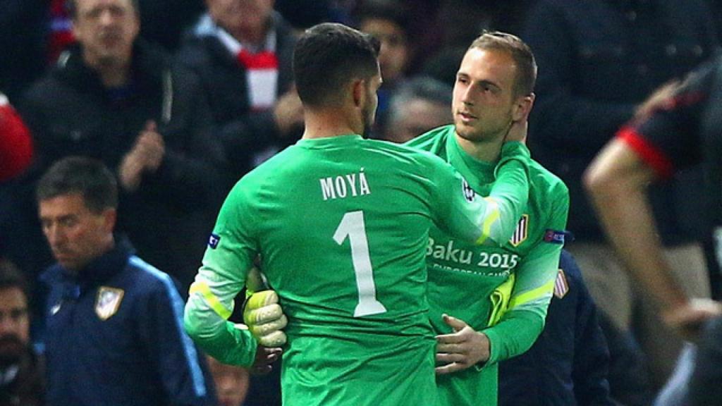 Oblak sustituye a Moyá contra el Leverkusen.