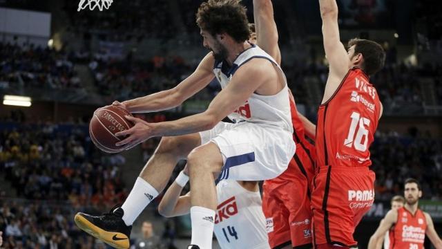 Llull en la final ante el Valencia Basket