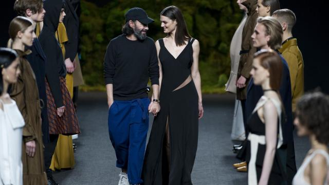 Desfile Juanjo Oliva FW17 en MBFWM. / Foto: GETTY