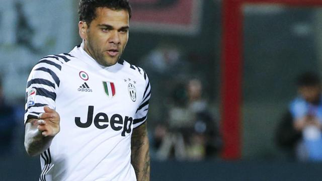 Dani Alves, con la Juventus.