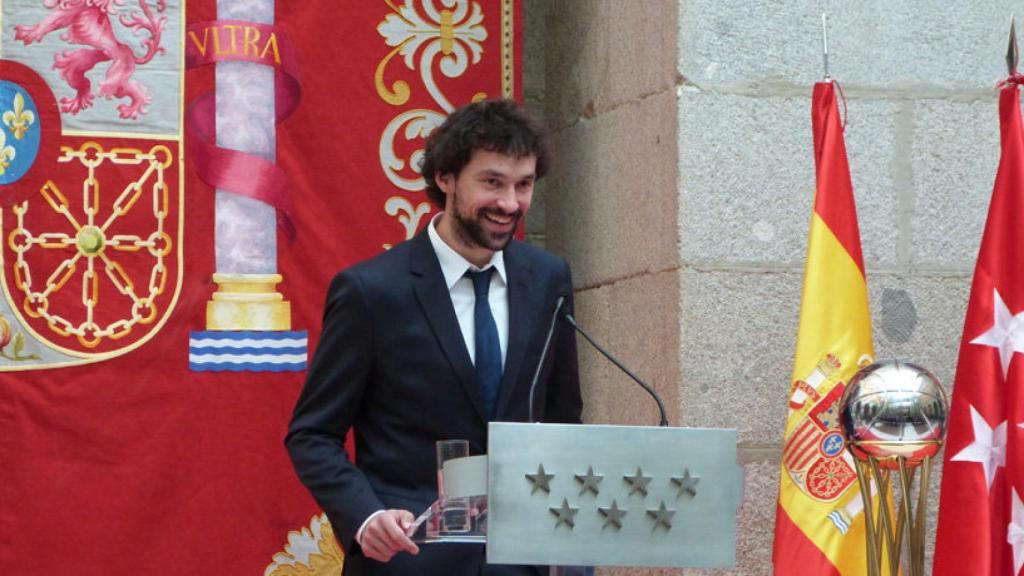 Sergio Llull habla en la sede de la Comunidad