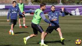 Ramos vuelve al entrenamiento