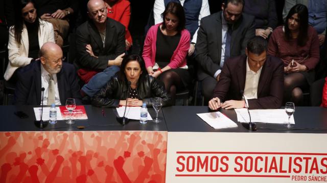 Pedro Sánchez, durante la presentación de su proyecto para volver a liderar el PSOE