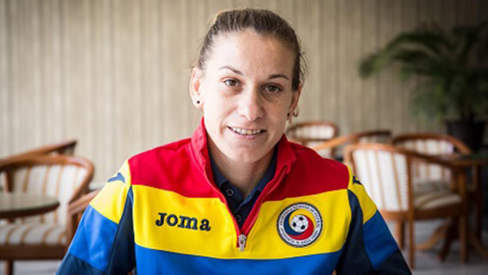 La internacional rumana Laura Rus, jugadora del Sporting Huelva. Foto: sportingclubhuelva.com