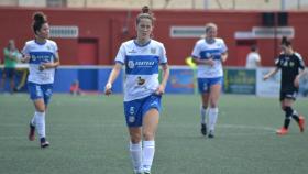 Eva Llamas, en un partido del Granadilla. Foto: Twitter (@UDGTenerife)