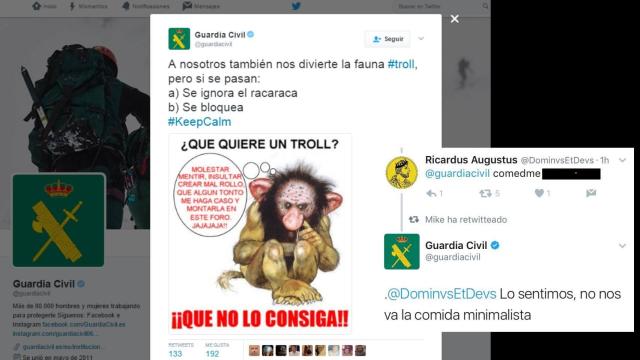 El tuit sobre no responder a los trolls... y el que hizo todo lo contrario.