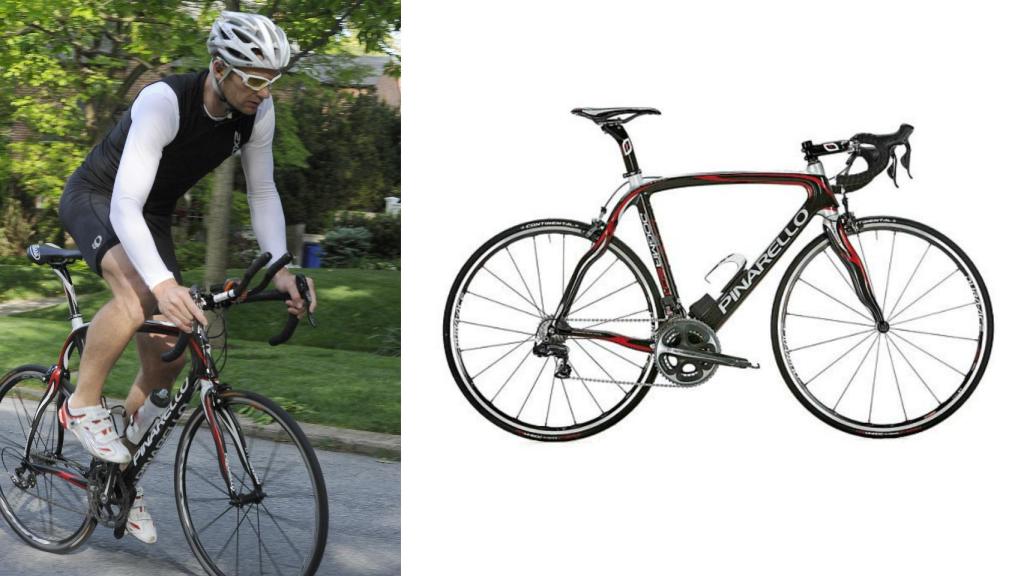 Urdangarin con su Pinarello Dogma