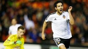 Dani Parejo en un partido del Valencia. Foto: valenciacf.com