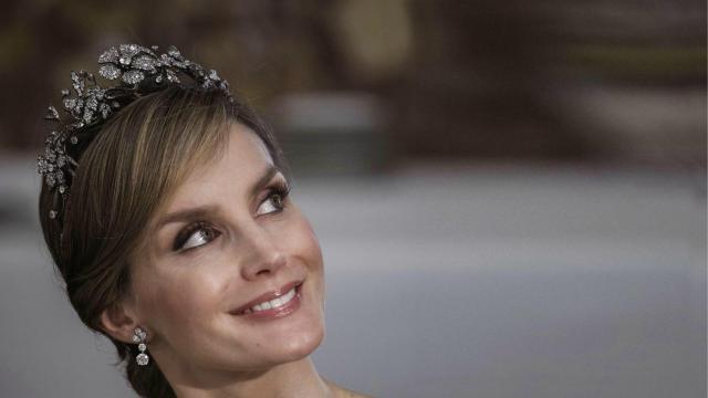 La tiara floral de la reina Letizia.