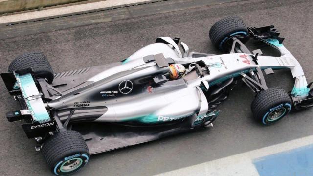 El nuevo Mercedes W08.