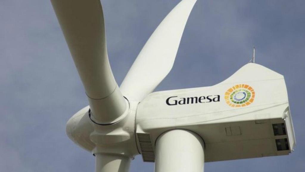 Un aerogenerador de Gamesa.