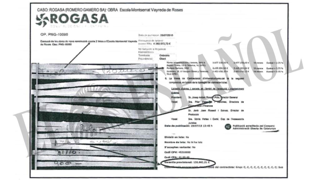 Reconstrucción realizada por la Guardia Civil triturada por Andreu Viloca.