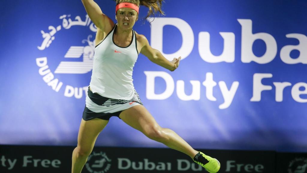 Svitolina durante el partido contra Kerber.