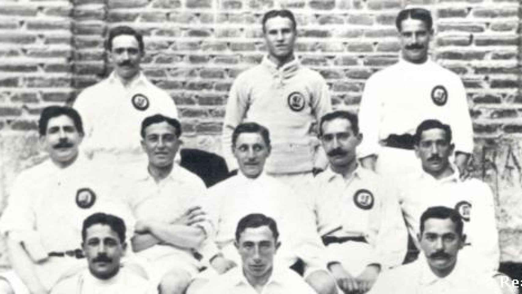 Foto de equipo del Real Madrid de principios del siglo XX.