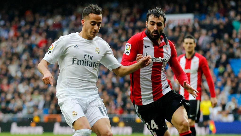 Lucas Vázquez en el Bernabéu ante el Athletic