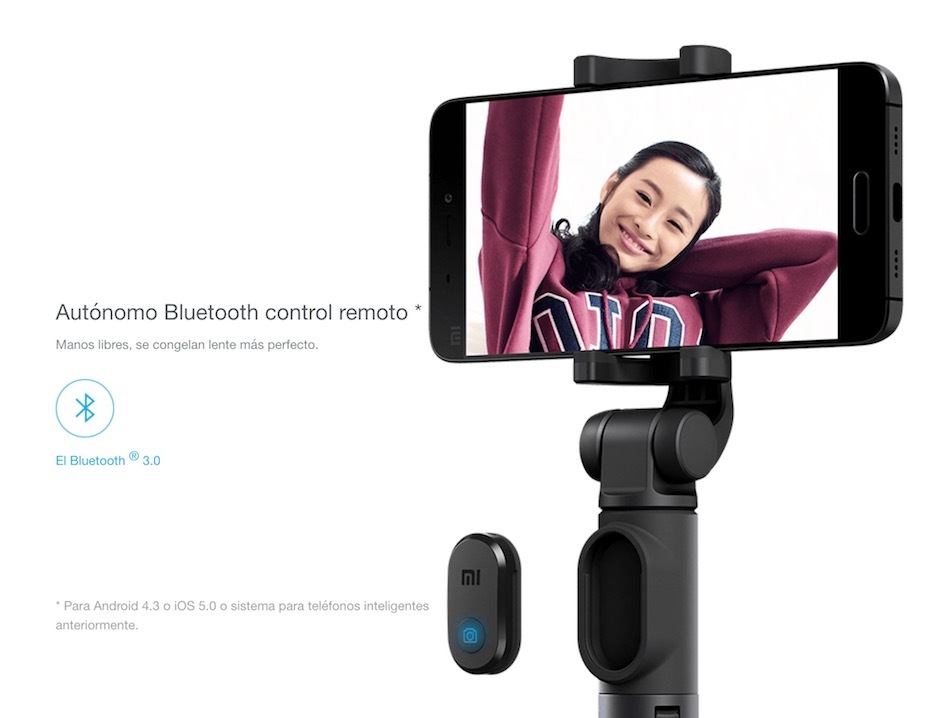 Palo de selfie y trípode Xiaomi, análisis 