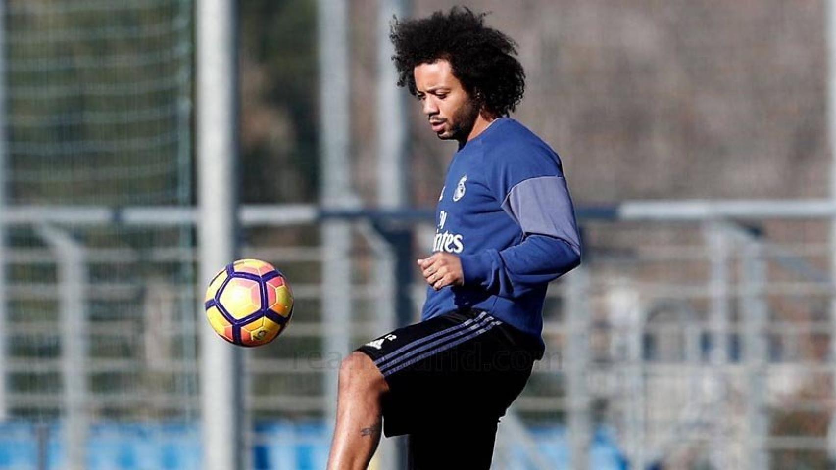 Marcelo en el entrenamiento