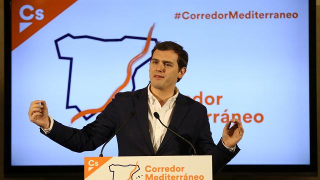 Albert Rivera, este sábado en Barcelona.