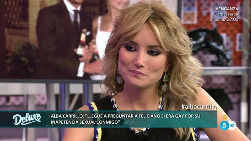 El dardo susurrado de Alba Carrillo a las audiencias de 'Sálvame Deluxe'