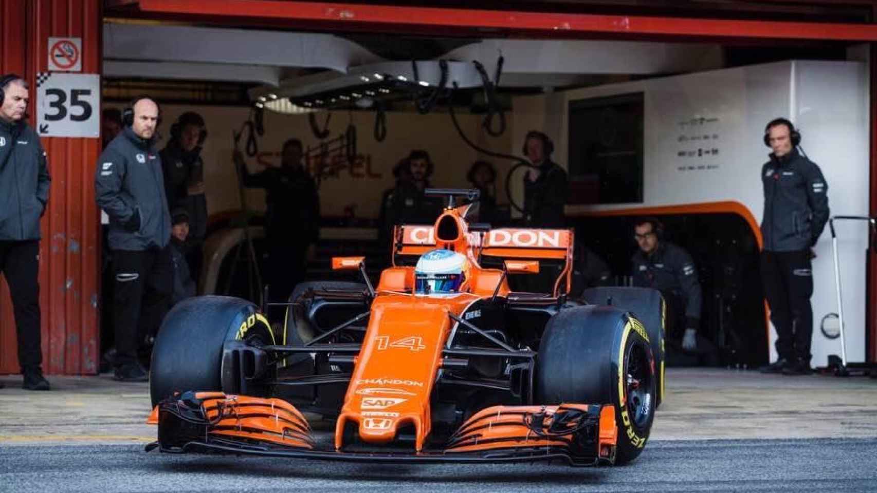El nuevo McLaren de Fernando Alonso.