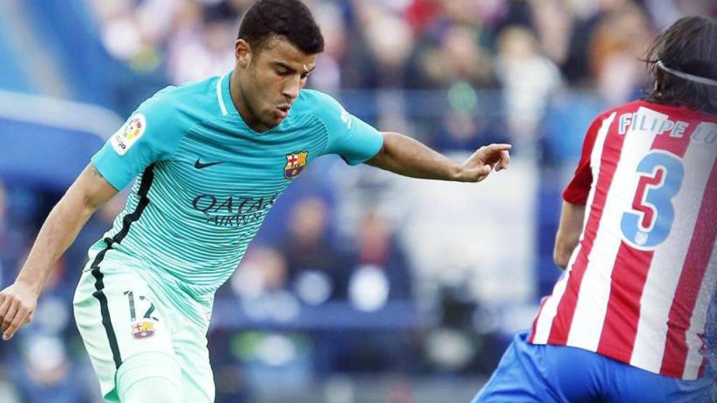 Rafinha ante el Atlético de Madrid   Foto: fcbarcelona.es