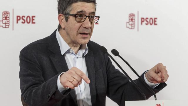 Patxi López, en un acto en Burgos este sábado.