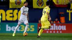 Sergio Ramos frente al Villarreal