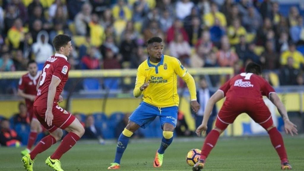 Boateng, en su etapa en Las Palmas. Foto: Twitter (@KPBofficial)