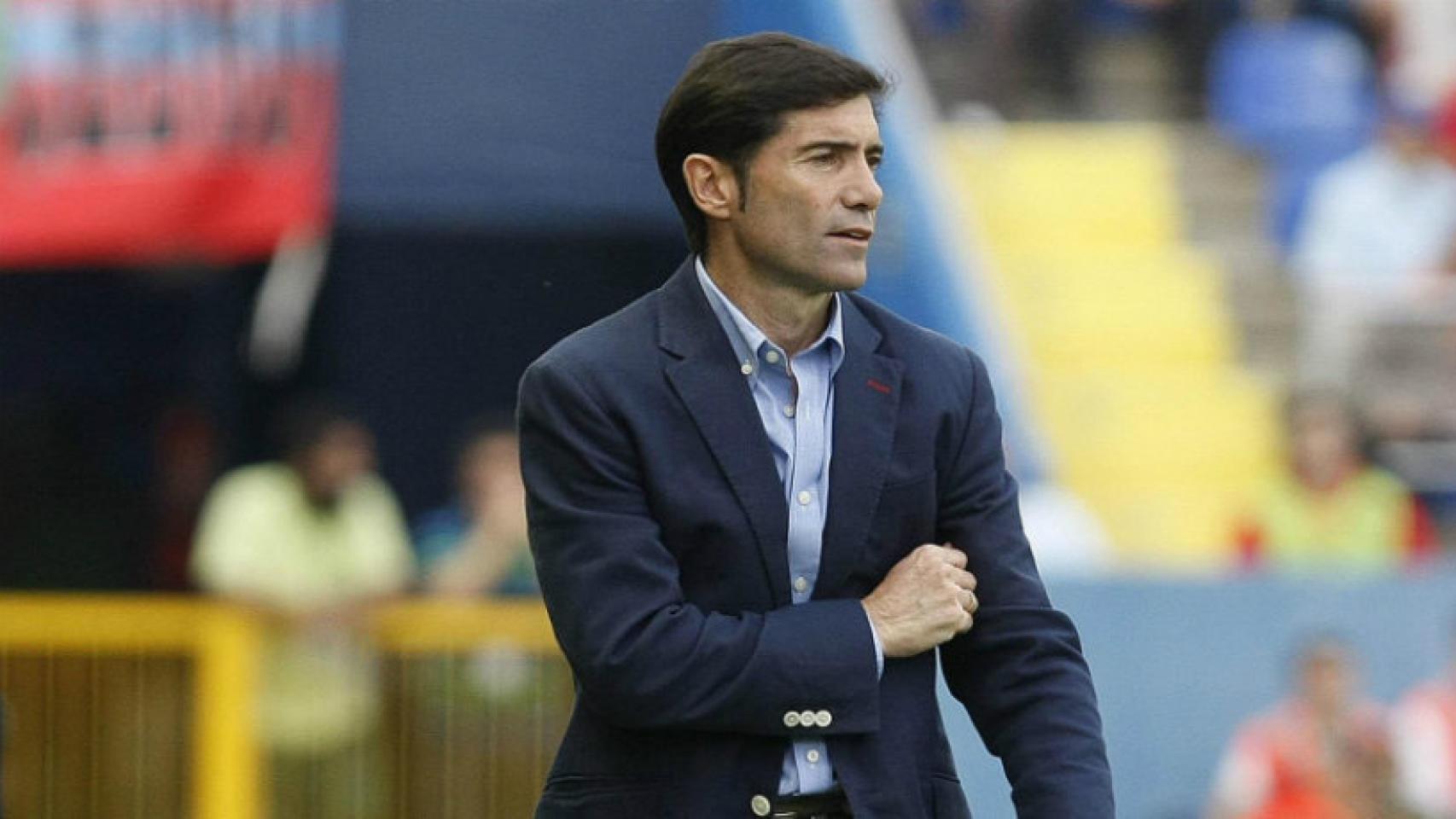 Marcelino en su etapa como entrenador del Villarreal. Foto: villarrealcf.com
