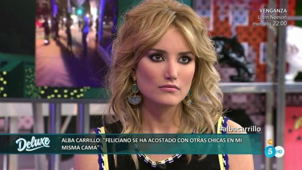 Alba Carrillo denuncia al hermano de Feliciano por falsificar su firma