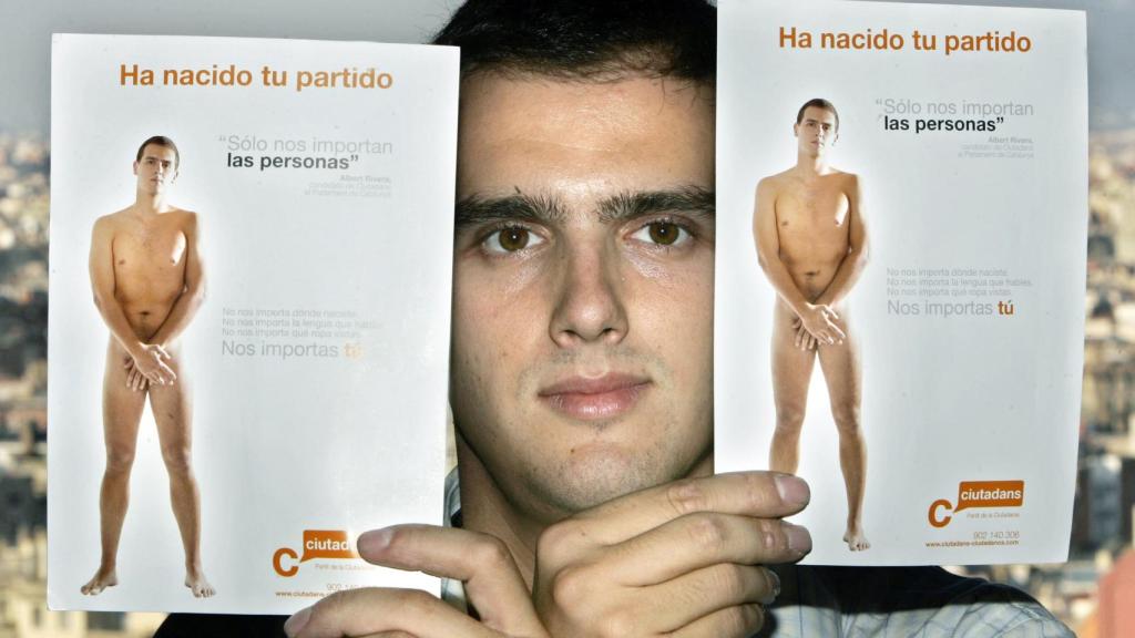 Albert Rivera en la presentación de Ciudadanos en 2006.