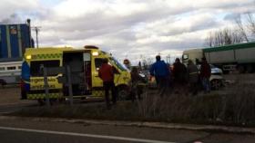 accidente camion turismo cigales valladolid 1