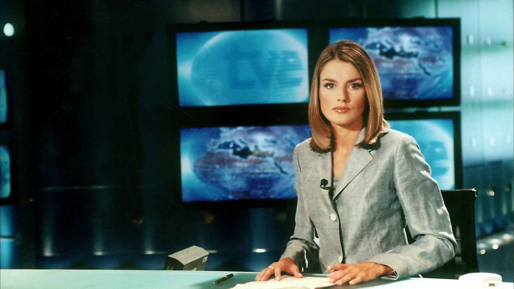 Letizia, durante su etapa en los informativos de Televisión Española