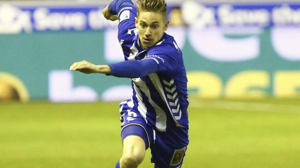 Marcos Llorente ante el Celta en la semifinal de Copa  Foto: Twitter (@Alaves)